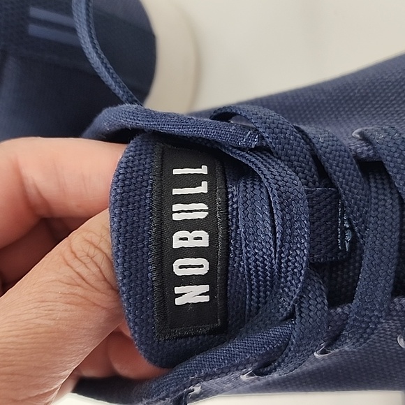 NOBULL Canvas Unisex Trainer Sneakers Navy - Picture 13 of 16